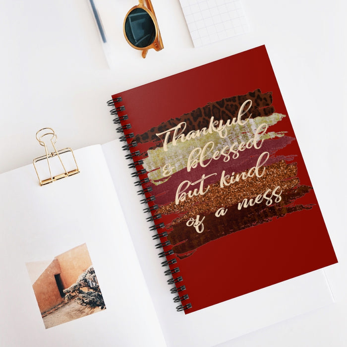 Thankful and Blessed but Kind of a Mess, Fall Notebook