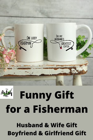 Funny gift for a fisherman, husband and wife gift, husband Christmas gift