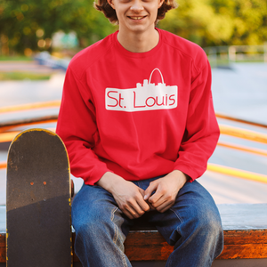St. Louis sweatshirt, St. Louis shirt, St. Louis apparel, St. Louis gift, Saint Louis apparel, shirt with St. Louis arch