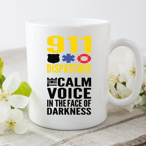 911 dispatcher coffee mug, Gift for a 911 dispatcher, civil service gift, dispatcher word collage mug, 911 dispatcher thank you gift
