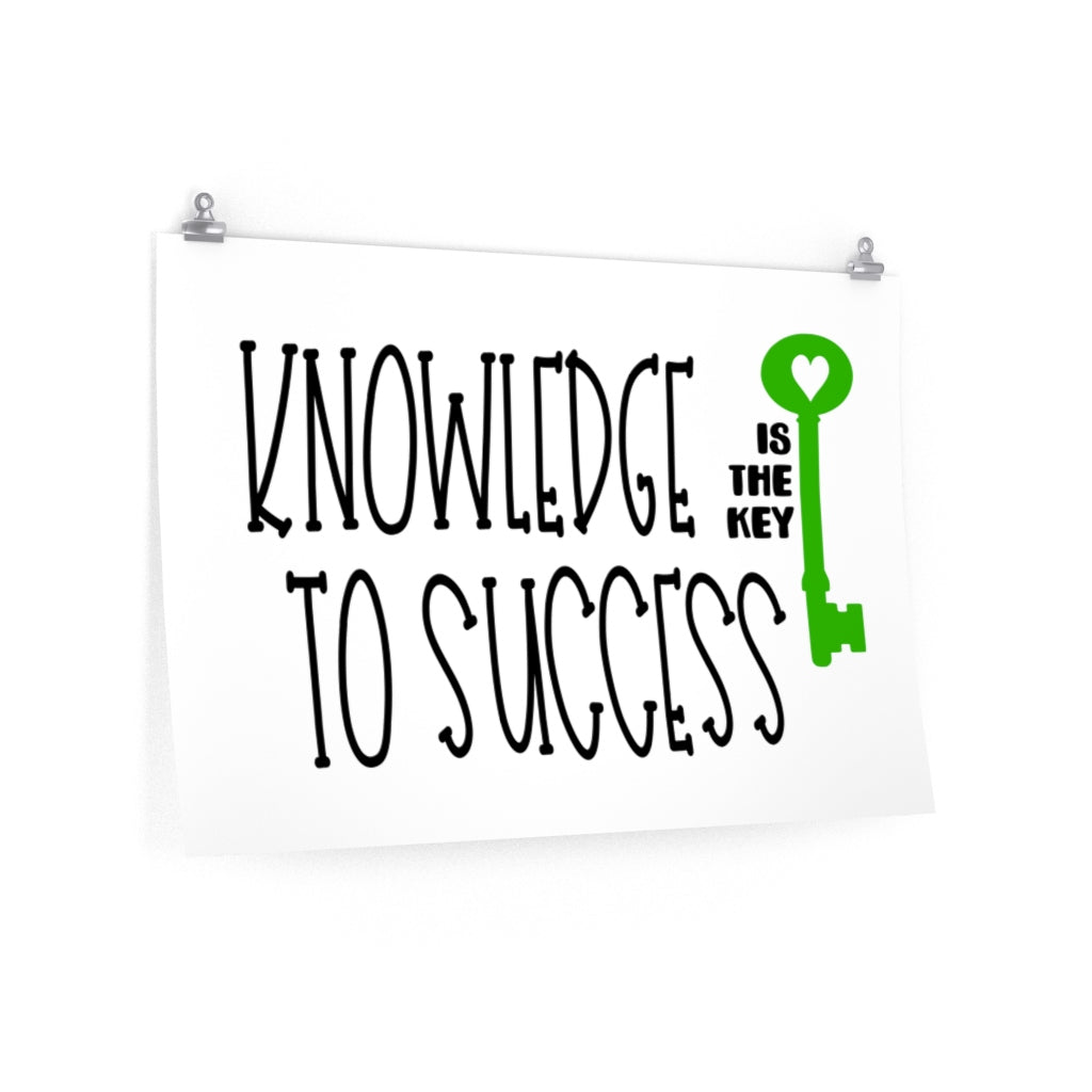 knowledge-is-the-key-to-success-wall-art-the-artsy-spot