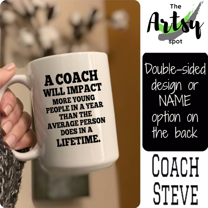 Coach Quote Coffee Mug