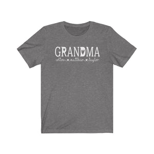 Personalized Grandma shirt with grandkid's names, Custom Grandma shirt