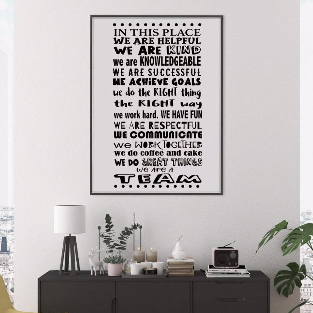 Beautiful Team Poster, Team Building Poster – The Artsy Spot