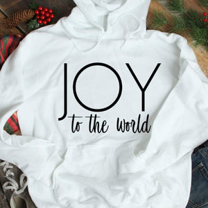 Joy to the World sweatshirt, JOY Hoodie, Christmas hoodie