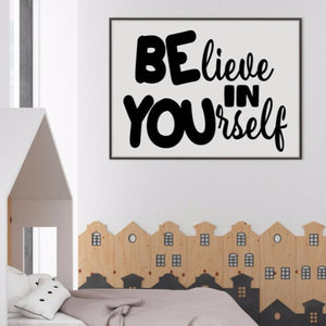 BElieve in YOUrself Poster - The Artsy Spot