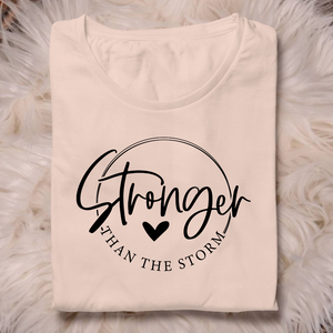 Inspirational Stronger than the Storm T-Shirt, empowerment shirt, Resilience tee, Hope t-shirt, Motivational tee