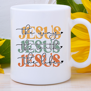 Christian Coffee Mug - Jesus Jesus Jesus cup - Faith in Jesus mug