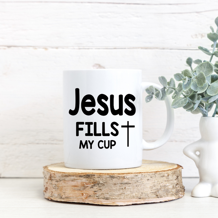 Jesus Fills My Cup, Jesus coffee mug