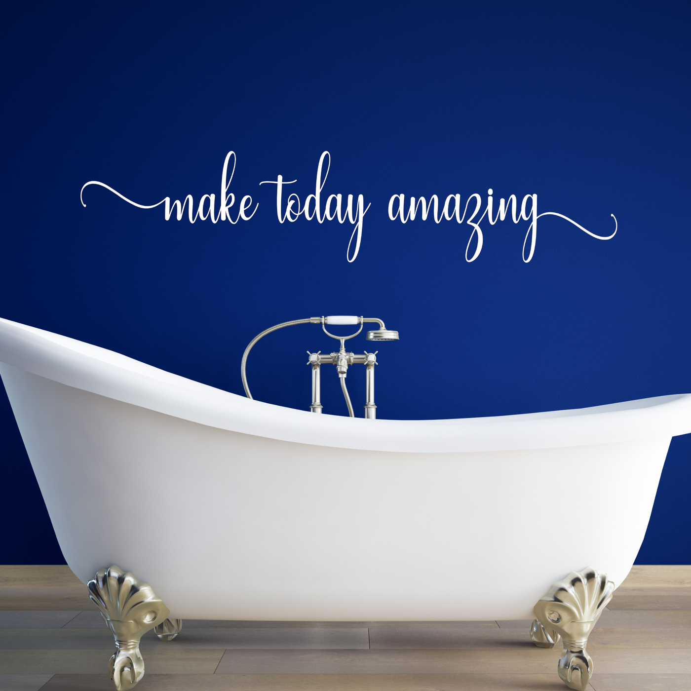 Be Amazing Today Vinyl Decal - 9x2.5 Inch Motivational Mirror Sticker