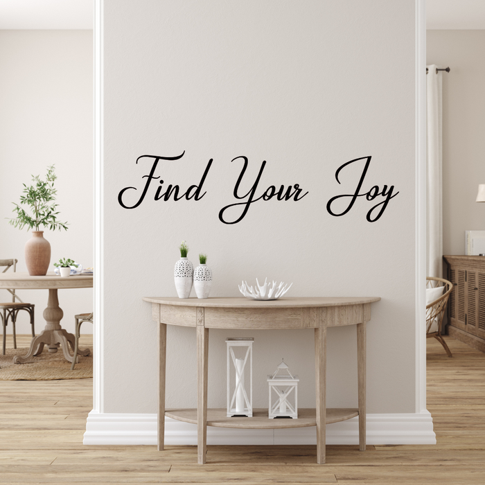 Find your joy decal