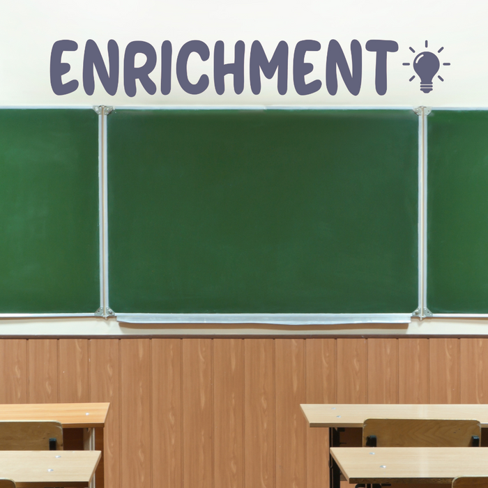 Enrichment decal