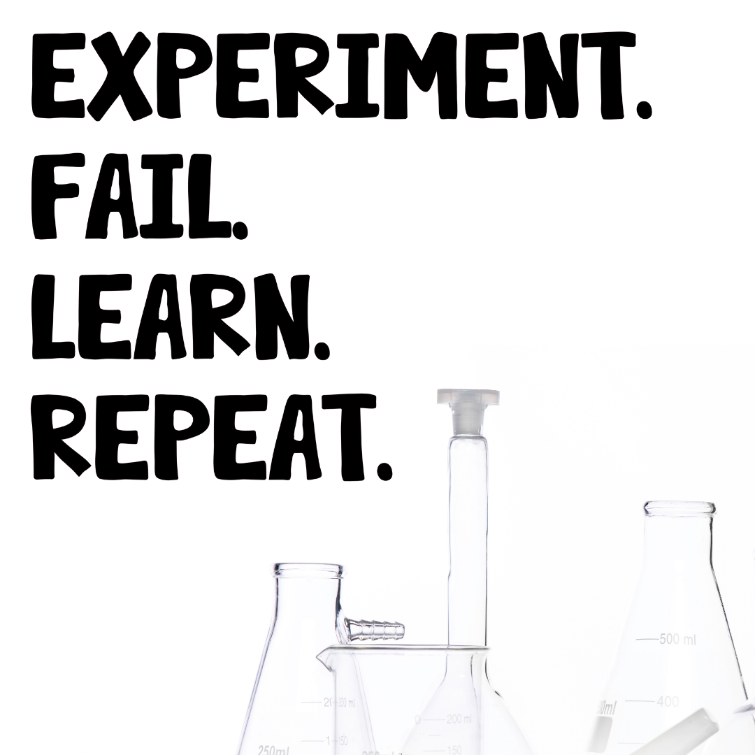 Experiment Fail Learn Repeat decal, Science lab decal, Science ...