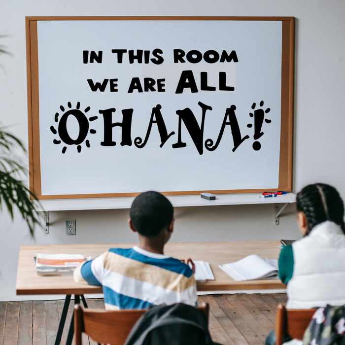 In This Room We Are All Ohana! wall decal