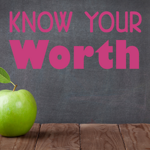 Know your worth decal, empowerment quote, counselor decor