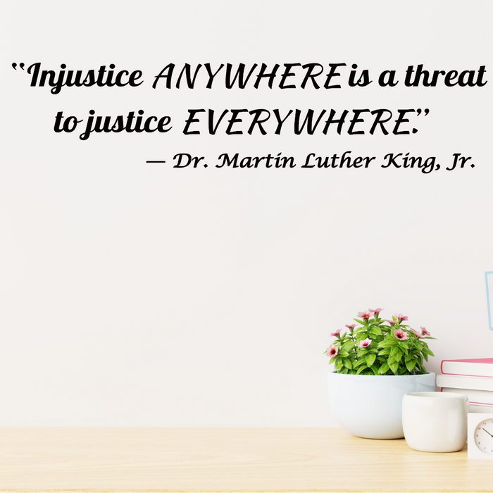 Inspirational Martin Luther King Jr. Wall Decal