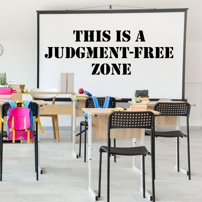 This Is a Judgment Free Zone, Decal