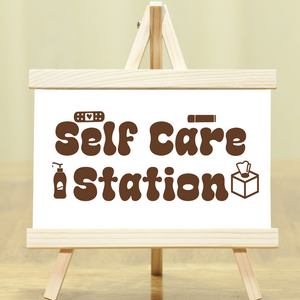 Self Care Station, Decal for School Nurse Office or School Health Aide Clinic, School nurse decor