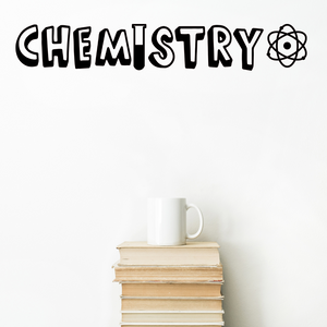 Chemistry decal, Chemistry classroom decor, Chemistry teacher ideas