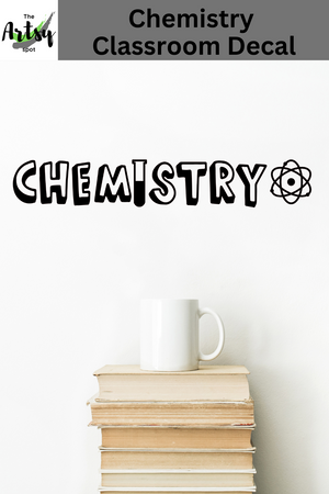 Chemistry decal, Chemistry classroom decor, Chemistry wall decorations
