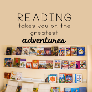 Reading Takes You on the Greatest Adventures, Reading Decal, Reading Classroom, School Library decor, Reading Nook