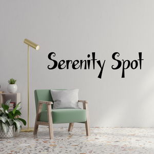 Serenity Spot Decal, Reading Nook wall decal, Counselor wall decor, School decoration, School Library Decal