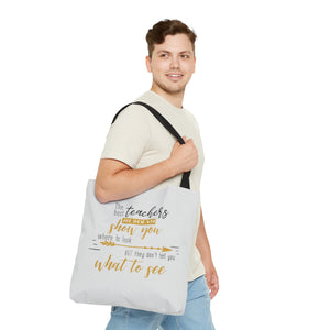 The best teachers quote, Teacher book bag