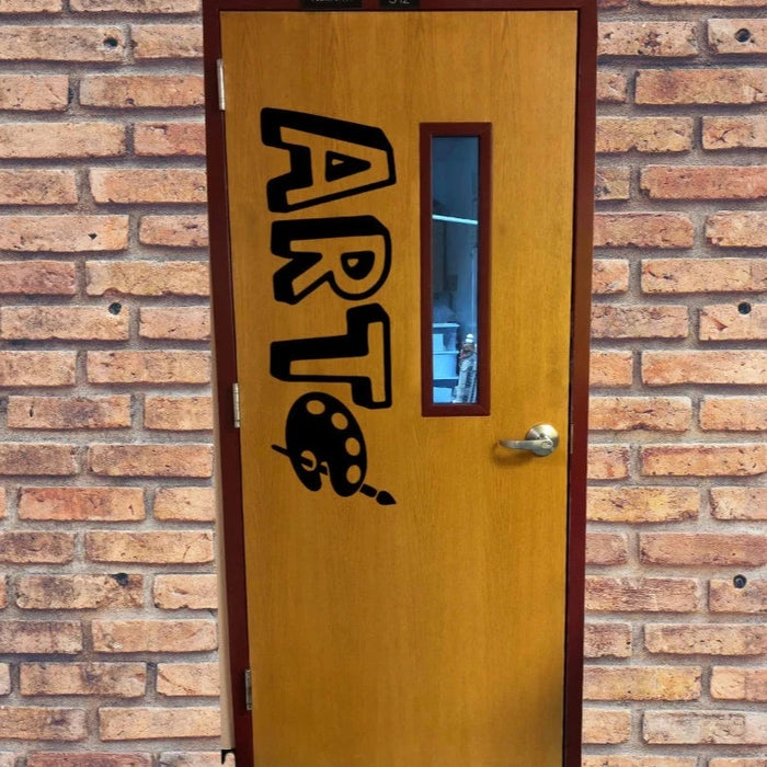 Art Classroom door Decal