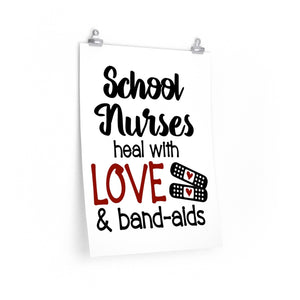 school nurse poster framable, School nurse print, School nurse clinic decor
