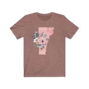 Vermont home state shirt, Vermont gift, Vermont state shirt, watercolor state shirt