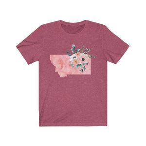 Montana home state shirt, Montana gift, Montana state shirt, watercolor state shirt