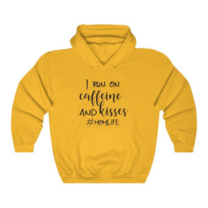 Gold mom hoodie, hooded sweatshirt for mom, #momlife hoodie