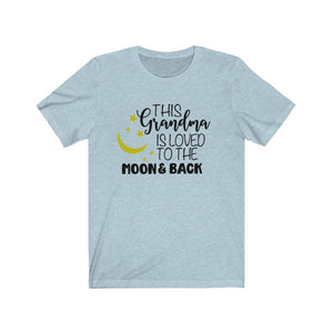 This Grandma is loved to the moon and back shirt, Grandma t-shirt