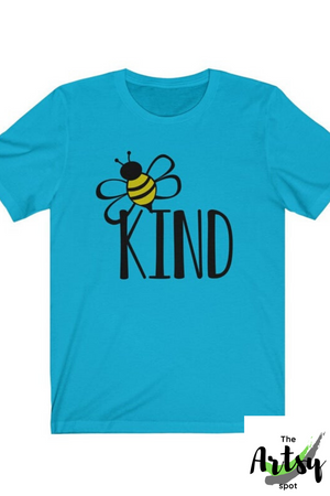 BEE kind shirt, Be kind shirt -  bumblebee shirt - The Artsy Spot