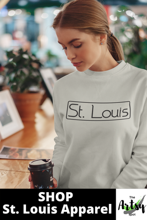 St. Louis sweatshirt, St. Louis shirt, St. Louis apparel, St. Louis gift, Saint Louis apparel, Unisex Crewneck Sweatshirt