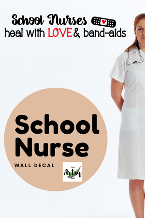School nurses heal with love and bandaids, Decal