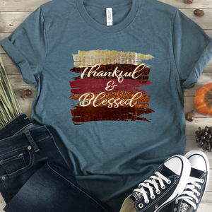 Thankful and blessed shirt, Thanksgiving shirt, Cute fall shirt, Thankfulness shirt, fall apparel