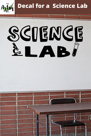 Science Lab Decal, Science classroom decor