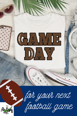 Game Day shirt, Football shirt - Football mom shirt - football shirt for game day