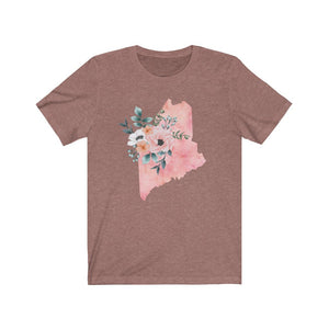 Maine home state shirt, Maine gift, Maine state shirt, watercolor state shirt