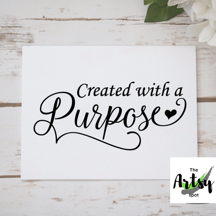 Created With a Purpose