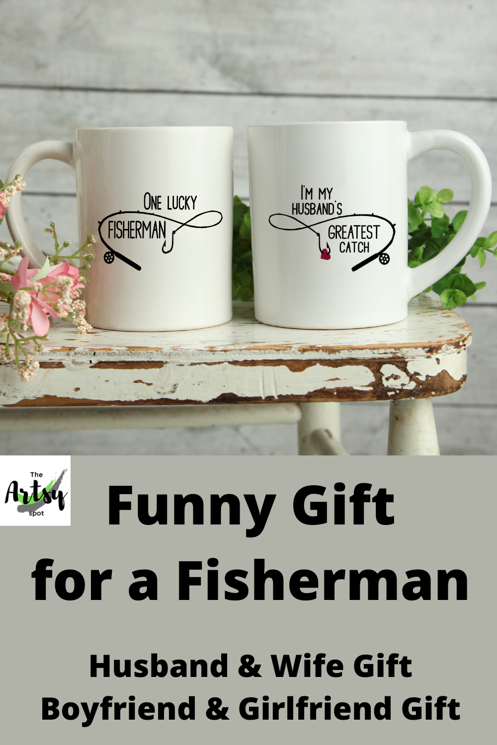 Fishing Couple Matching Mugs Fisherman Gift Idea Set