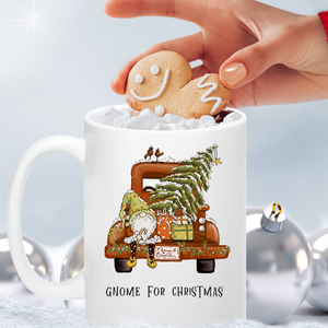 Gnome for Christmas mug, Gnome mug, Christmas gift for someone who love gnomes gift