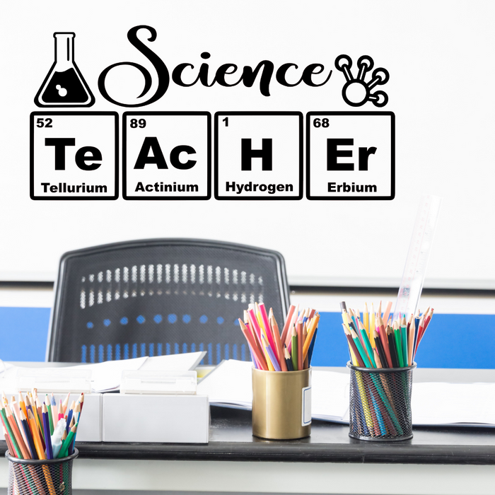 Science Teacher Decal, Science classroom door decal
