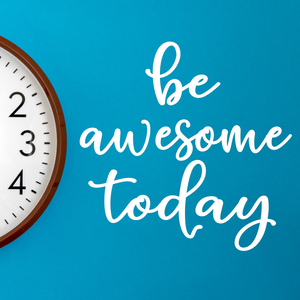 Be Awesome Today Decal, Back to school decal, Inspirational quote for school