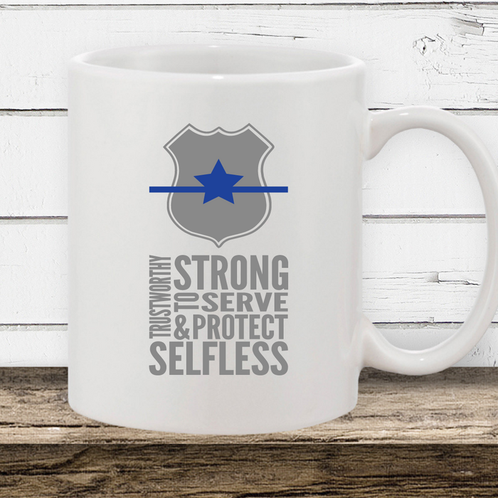 Police officer coffee mug