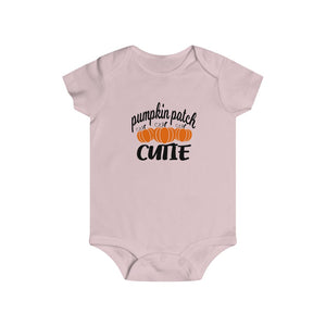 Pumpkin Patch Cutie, Cute Halloween baby shirt, Halloween onesie, Halloween infant bodysuit, Fall baby shower gift
