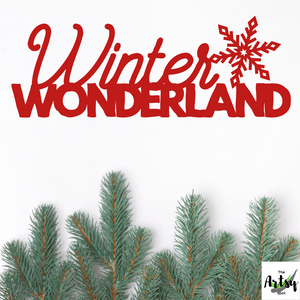 Winter Wonderland decal, DIY Christmas decal, snowflake decal