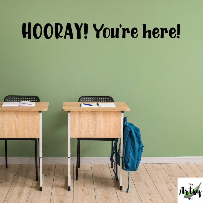 Hooray! You're Here!