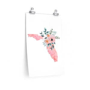 Florida Home State Print - The Artsy Spot